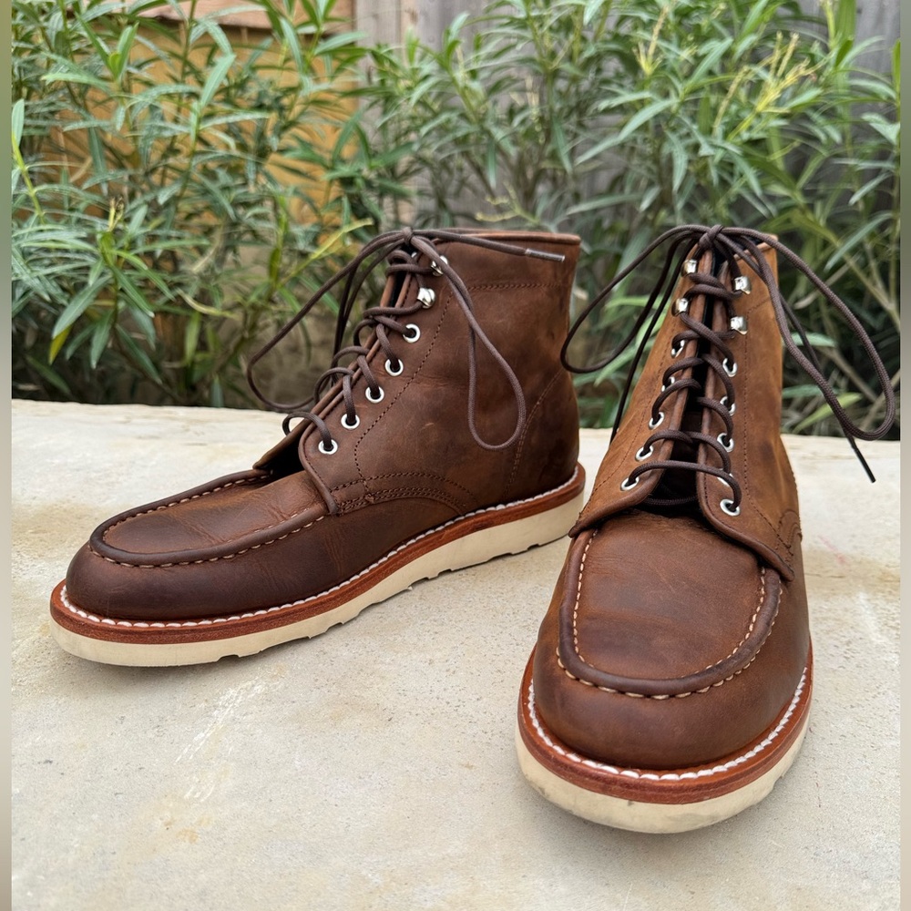 Thursday Boot Company Diplomat Moc-toe Leather Boots